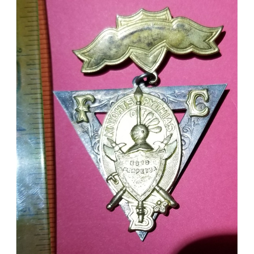 Knights Of Pythias Badge Fraternal
